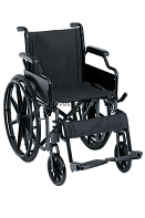 CA991LB Кресло-коляска TRIVES (с откидными подлокотниками и съемными подножками)