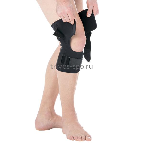 Бандаж разъемный на коленный сустав с полицентрическими шарнирами Т.44.28