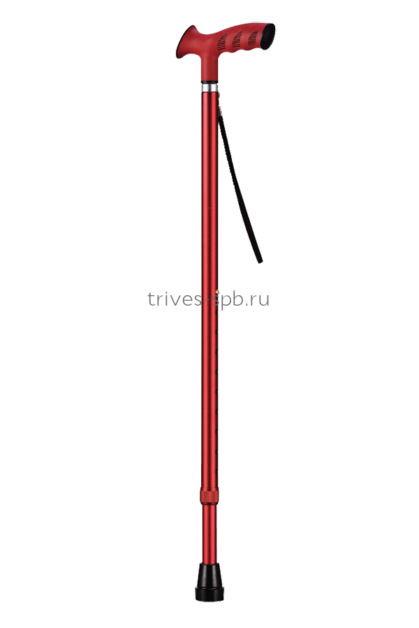 Трость NOVA с анатомической ручкой красная TN-128