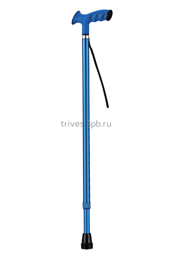 Трость NOVA с анатомической ручкой синяя TN-127