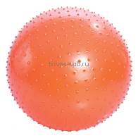 М-175 Мяч для занятий лечебной физкультурой (массажный, с насосом, 75см., оранжевый)