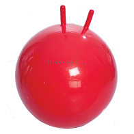 М-355 Мяч для занятий лечебной физкультурой (с рожками, с насосом, 55см., красный)