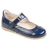 TW-227-2 (синий) Туфли ортопедические малосложные (с закрытым носком)